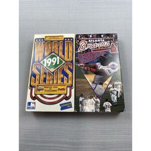 Atlanta Braves 1991 Miracle‎ Season & 1991 World Series Minnesota Twins VHS